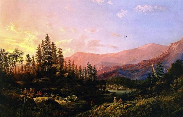 Sunrise, Columbia River by William Keith