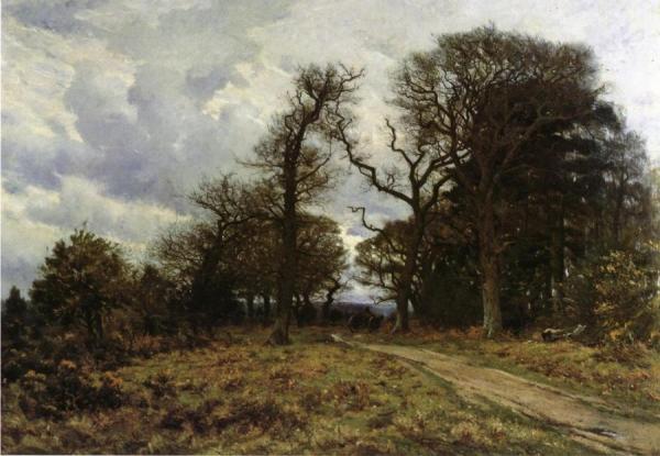 Bleak December by William Lamb Picknell Oil Painting Reproductions