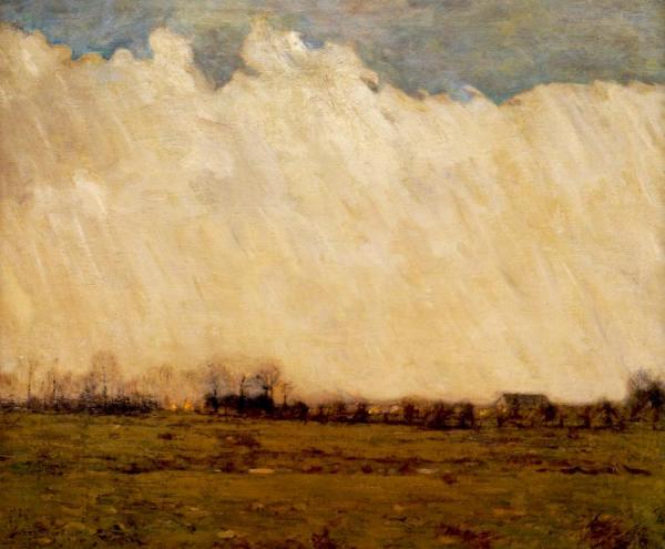 Burning Fields, Bucks County by William Langson Lathrop