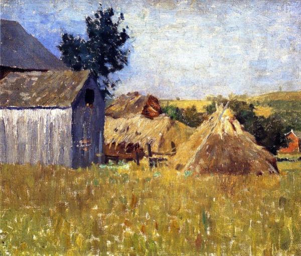 Gray Barn by William Langson Lathrop