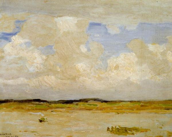 Montauk, Sept. 21, 1938 (last Painting) by William Langson Lathrop Oil Painting Reproductions