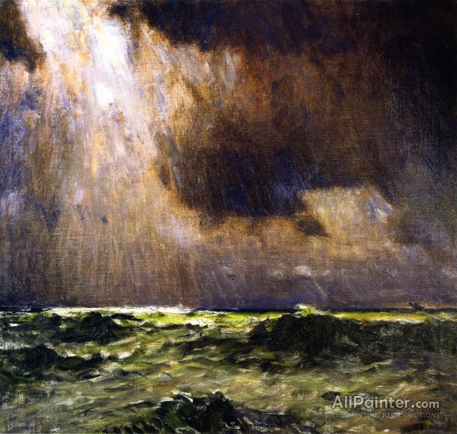 William Langson Lathrop The Black Squall Oil Painting Reproductions for ...