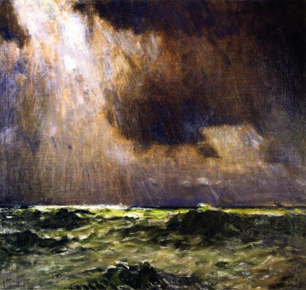 The Black Squall by William Langson Lathrop Oil Painting Reproductions