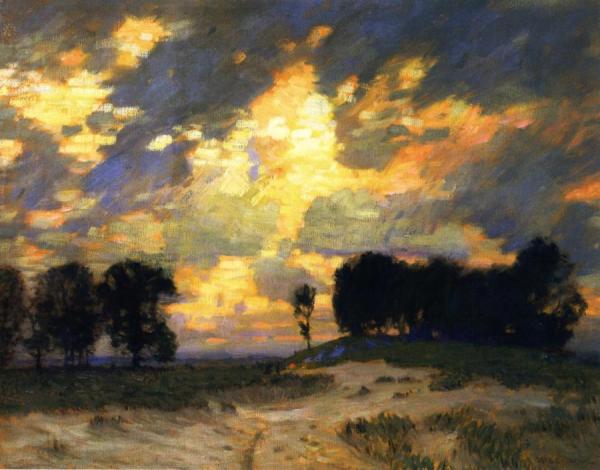 The Bonfire by William Langson Lathrop