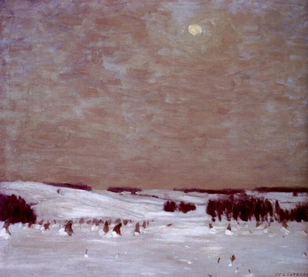 The Winter Moon by William Langson Lathrop