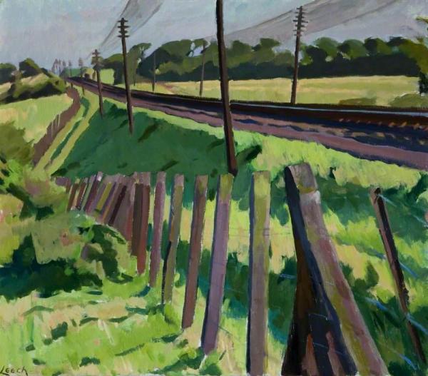 Railway Embankment by William Leech, R.h.a.