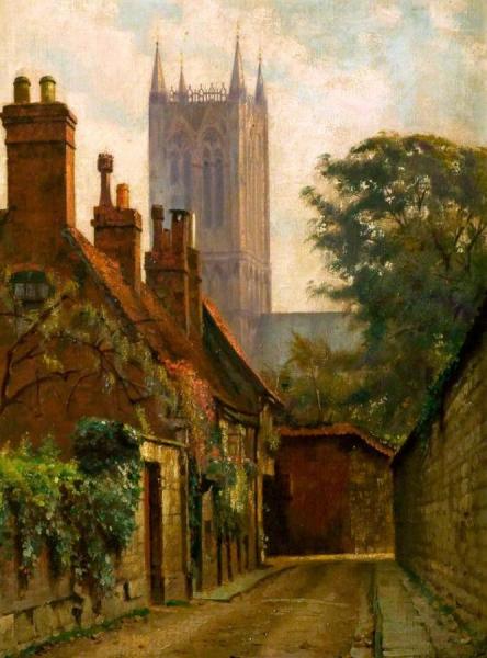 William Logsdail A Quiet Lane