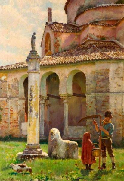 William Logsdail Byzantine Church At Torcello