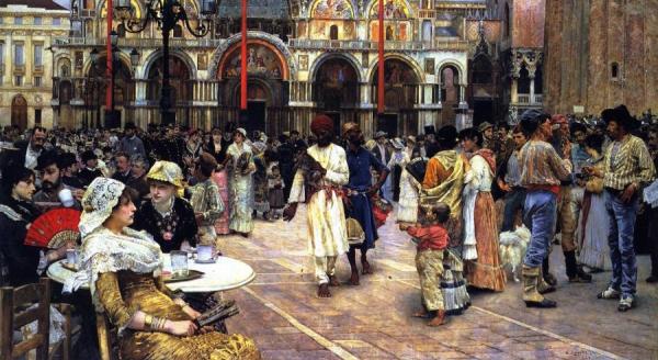 St Mark's Square, Venice by William Logsdail