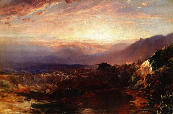 Autumn Sunset by William Louis Sonntag