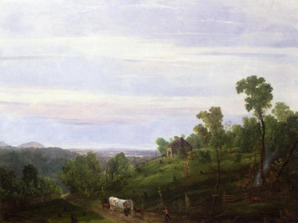 Cabin In The Woods by William Louis Sonntag Oil Painting Reproductions