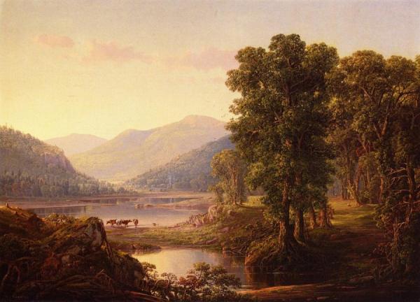 Early Autumn Morning, Western Virginia by William Louis Sonntag