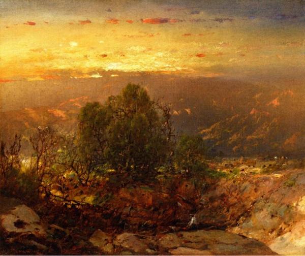 Mountain Sunset by William Louis Sonntag