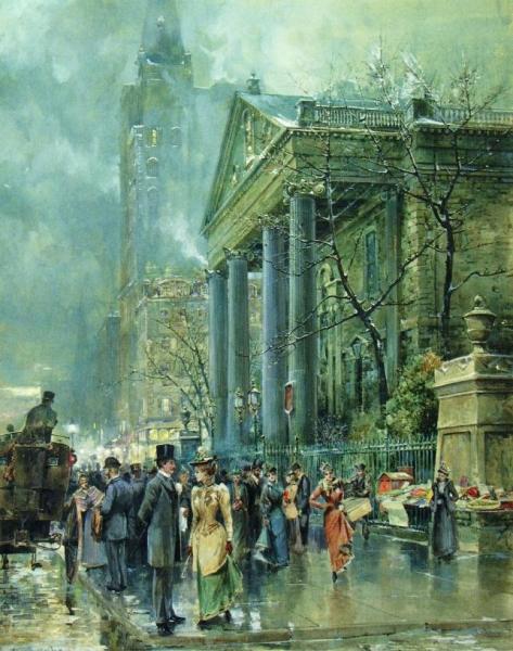 St. Paul's Chapel by William Louis Sonntag