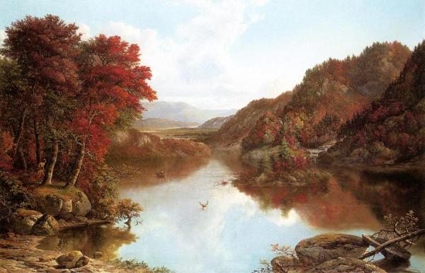 Autumn Landscape by William Mason Brown