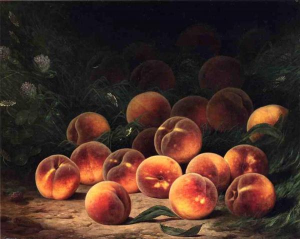 Bounty Of Peaches by William Mason Brown