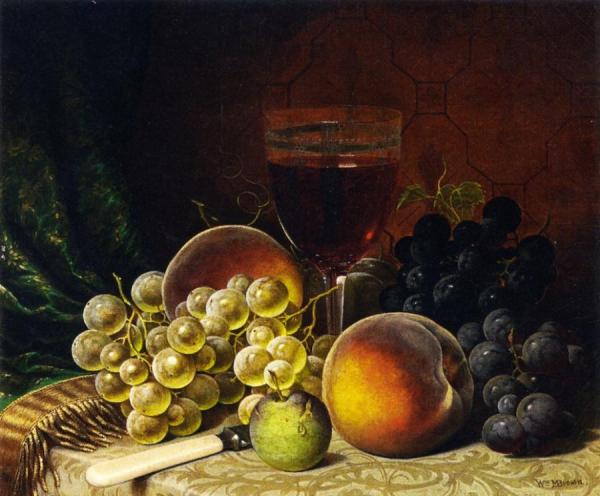 Fruit by William Mason Brown Oil Painting Reproductions
