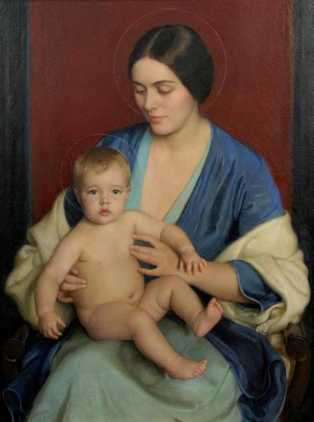 William Mcgregor Paxton A Modern Madonna