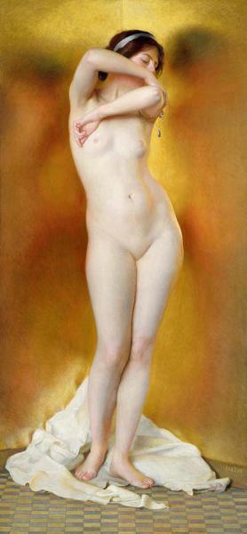 William Mcgregor Paxton Glow Of Gold Gleam Of Pearl