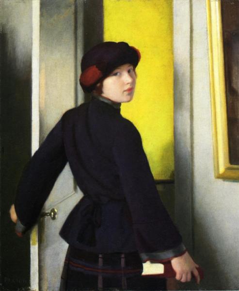 Leaving The Studio by William Mcgregor Paxton Oil Painting Reproductions
