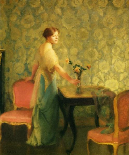 Penumbra by William Mcgregor Paxton Oil Painting Reproductions