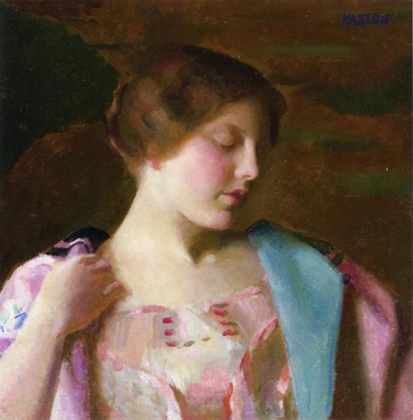 William Mcgregor Paxton Study For "bellissima"