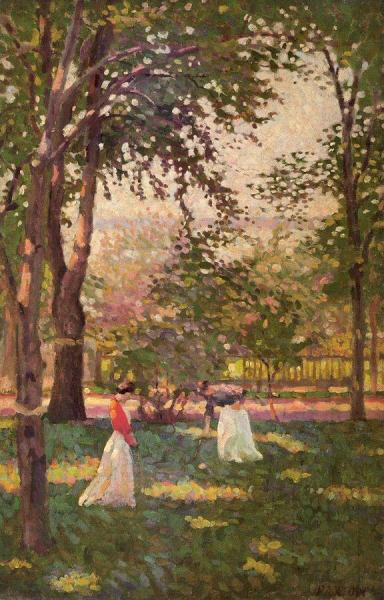 The Croquet Players by William Mcgregor Paxton Oil Painting Reproductions