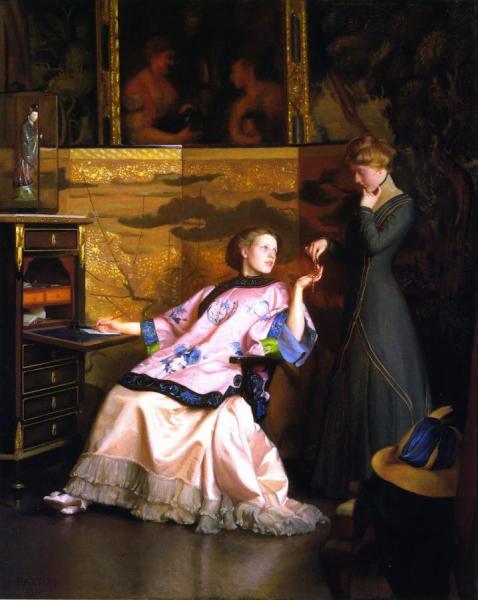 The New Necklace by William Mcgregor Paxton