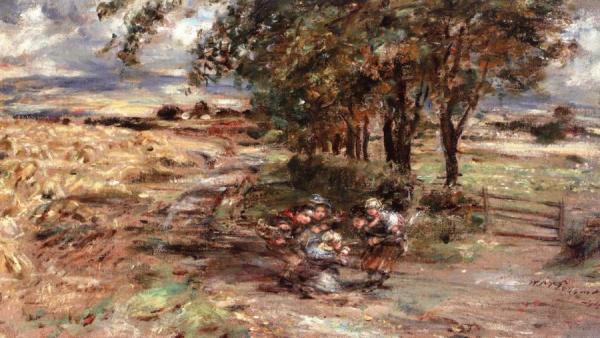 A Wet Harvest Day by William Mctaggart