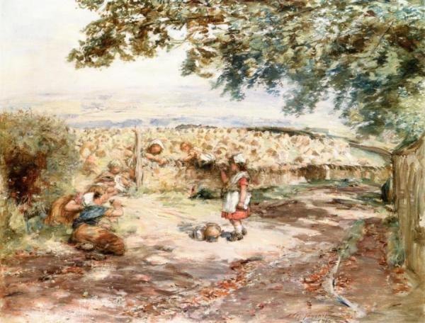 Autumn Sunshine In Sandy Dean by William Mctaggart Oil Painting Reproductions