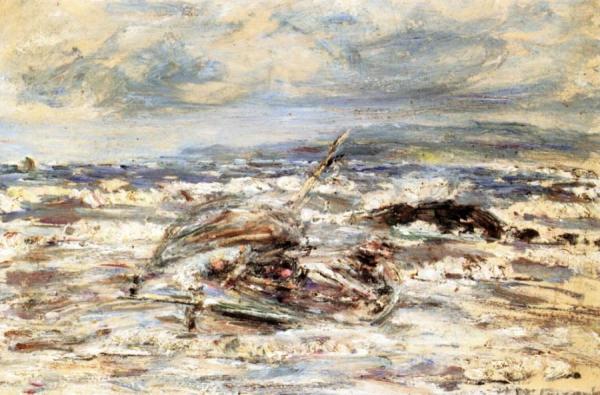 In Rough Seas by William Mctaggart Oil Painting Reproductions