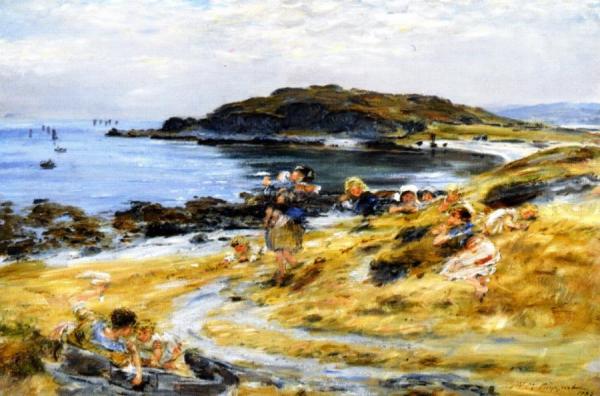 Port-an-righ, Welcome To The Herring Boats by William Mctaggart