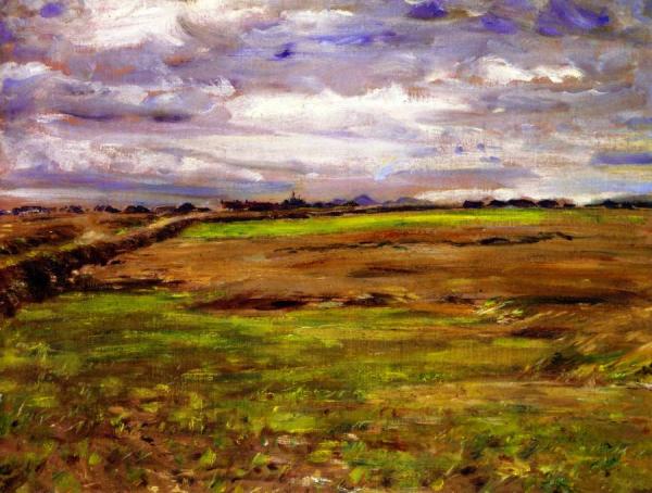 The Open Fields, Springtime, Broomieknowe by William Mctaggart Oil Painting Reproductions