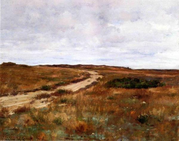 A Hinterland Landscape With Road by William Merritt Chase