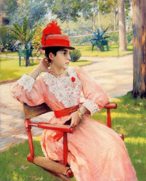 Afternoon In The Park by William Merritt Chase