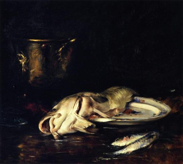 An English Cod by William Merritt Chase