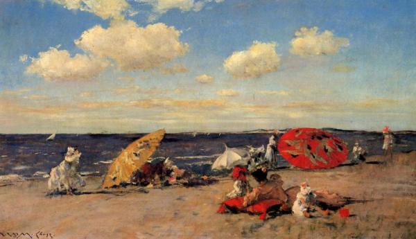 At The Seaside by William Merritt Chase