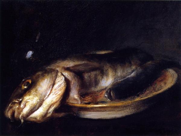 William Merritt Chase Fish On A Plate