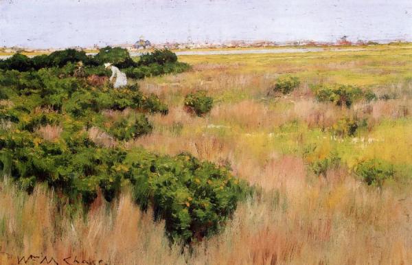 Landscape, Near Coney Island by William Merritt Chase