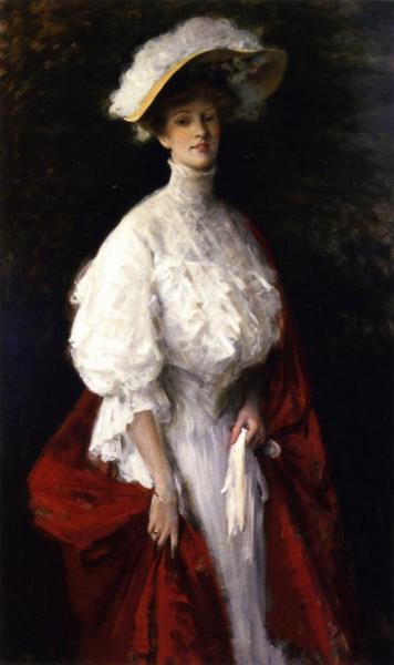 Miss Frances V. Earle by William Merritt Chase