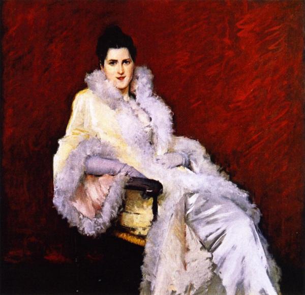 Portrait Of Miss C. by William Merritt Chase