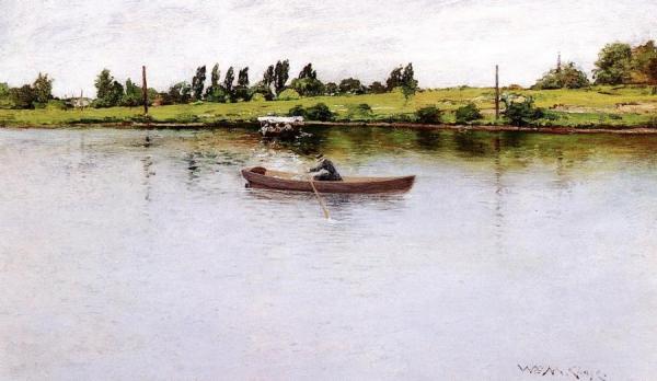 Pulling For Shore by William Merritt Chase