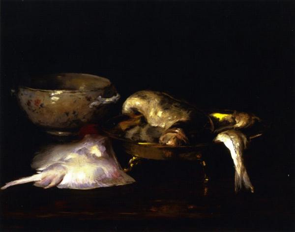 Still Life: Fish by William Merritt Chase Oil Painting Reproductions