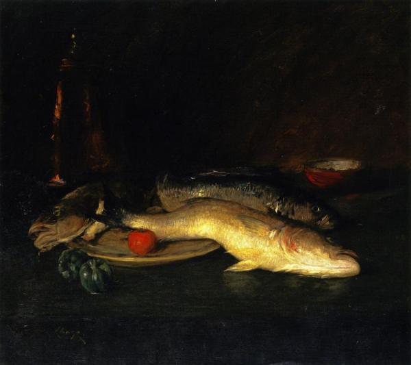 Still Life: Fish by William Merritt Chase