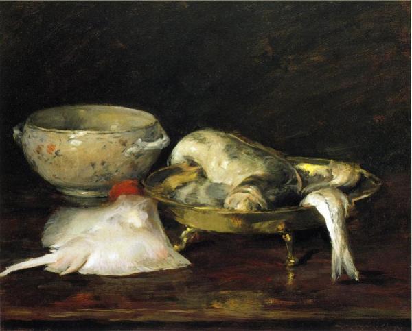 Still Life With Fish by William Merritt Chase
