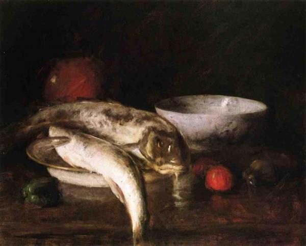 Still Life With Fish by William Merritt Chase
