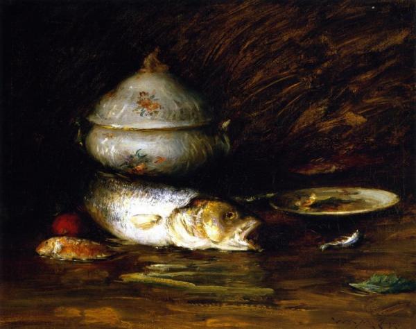 Still Life With Fish by William Merritt Chase