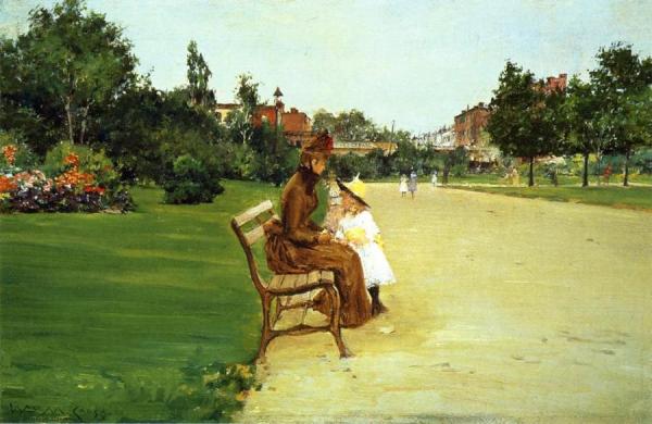 The Park by William Merritt Chase