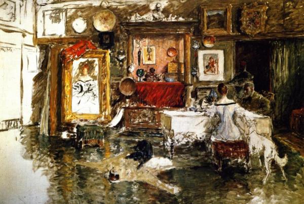 The Tenth Street Studio by William Merritt Chase