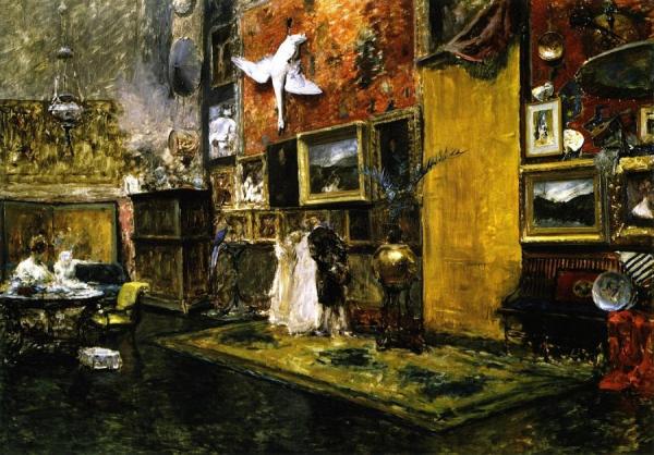 The Tenth Street Studio by William Merritt Chase